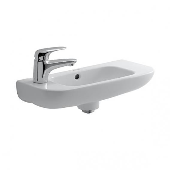 Duravit раковина подвесная с отверстием для смесителя слева, с переливом, d-code, 07053600092 цвет: белый