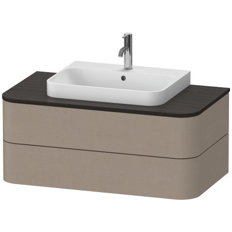 Duravit тумба подвесная для консоли plus, happy d.2 plus, hp497107575 цвет: лён