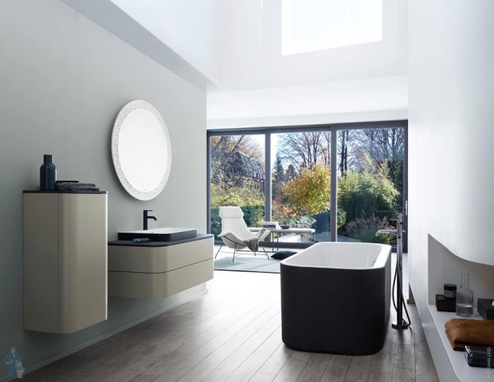 Duravit тумба подвесная для консоли plus, happy d.2 plus, hp497107575 цвет: лён