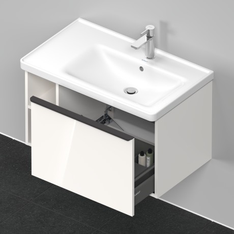 Duravit тумба подвесная под раковину 784 мм х 452 мм, d-neo, de425702222 цвет: белый глянцевый