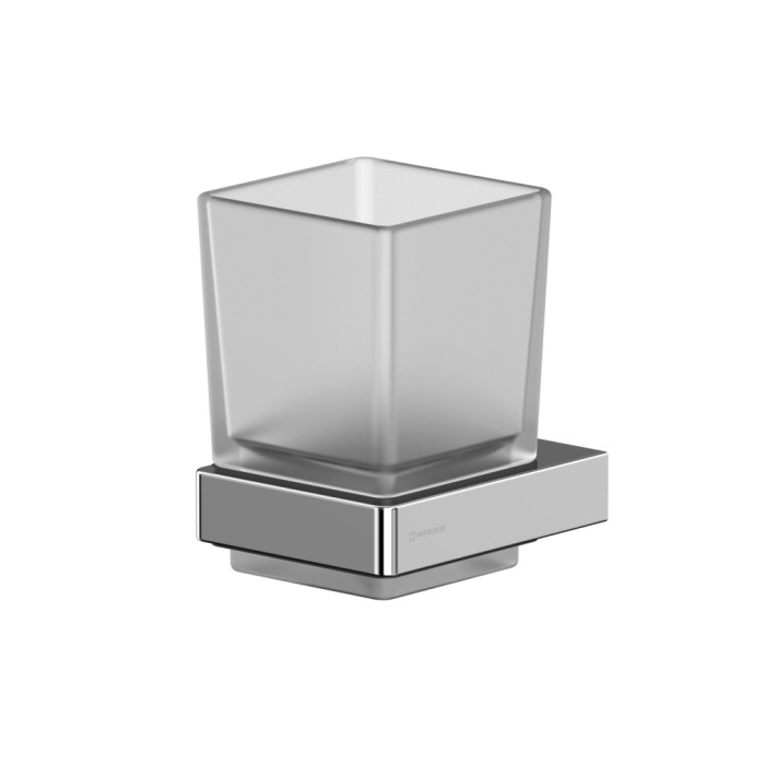 Стакан для зубных щеток, подвесной, Whitecross Cubo chrome, хром арт. CU2430CR