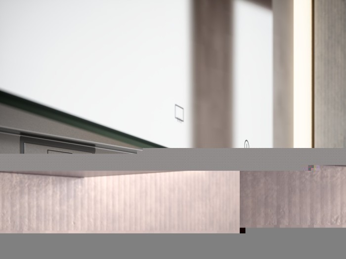 Keuco шкаф с подсветкой и подогревом для настенного монтажа 127 мм х 1000 мм х 710 мм, с 2 поворотными дверцами, somaris, дуб светлый арт. 14503 852101