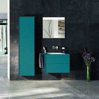 Keuco тумба подвесная под раковину без отверстия под смеситель, с двумя выдвижными фронтами, edition 400, кашемир арт. 31571 450000