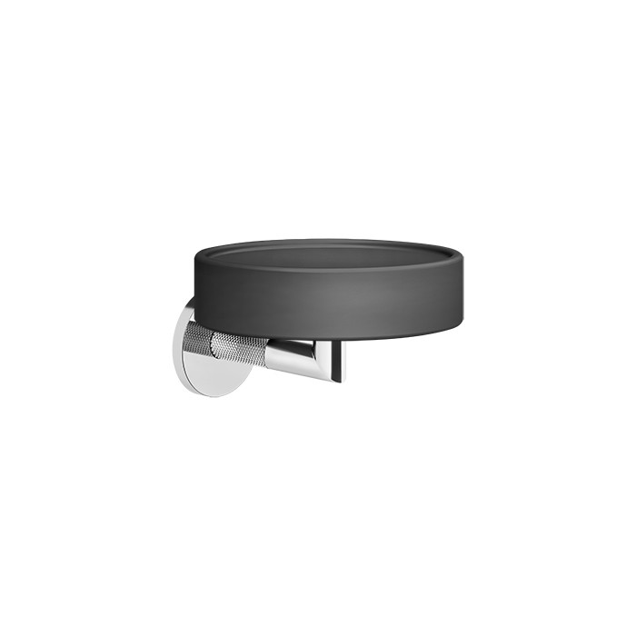 Gessi Мыльница настенная черная, Anello, 63702#031 цвет: хром