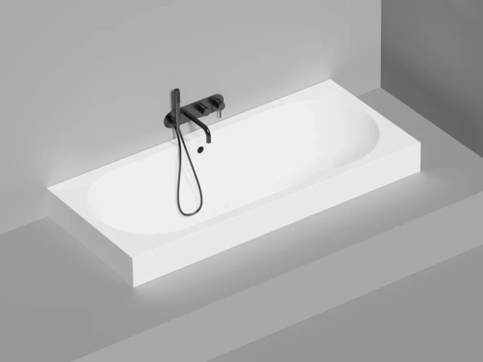 Salini ванна встраиваемая 170x75, ornella, 103413mrf цвет: матовый белый