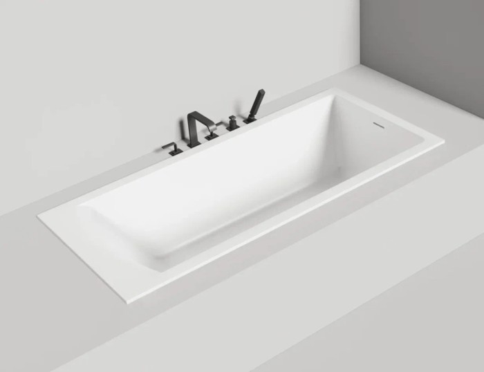 Salini ванна встраиваемая 180x80, cascata, 104523mrh цвет: матовый белый
