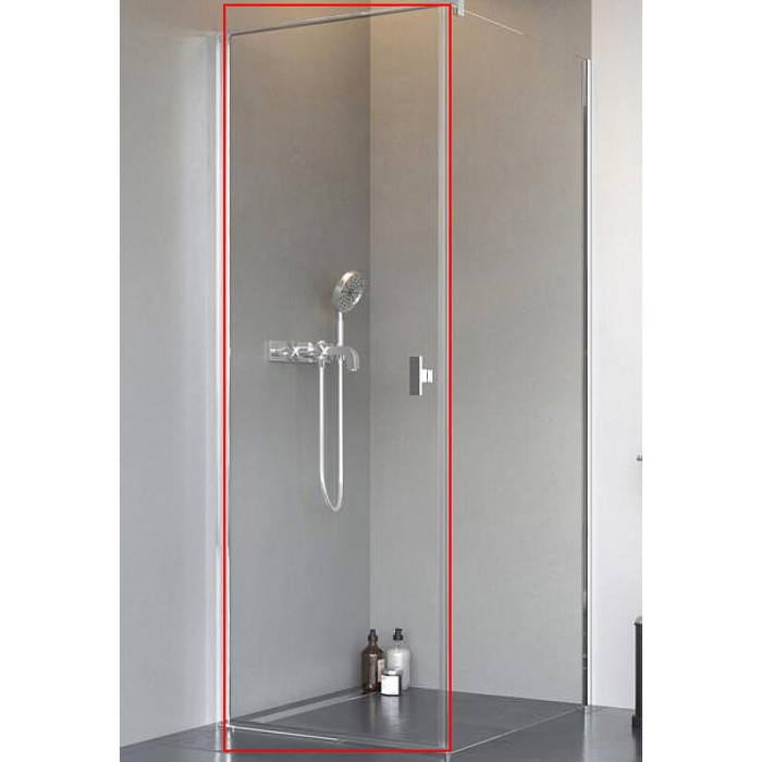 Radaway душевая дверь kdj i 90 l профиль хром стекло прозрачное, Nes - 10022090-01-01L