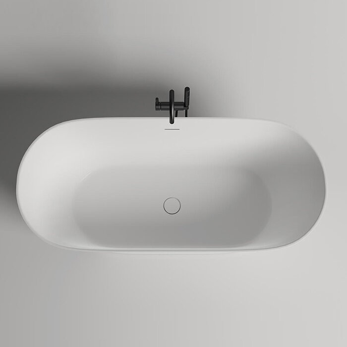 Salini ванна отдельностоящая 180,7x81, mona, 102911g цвет: глянцевый белый