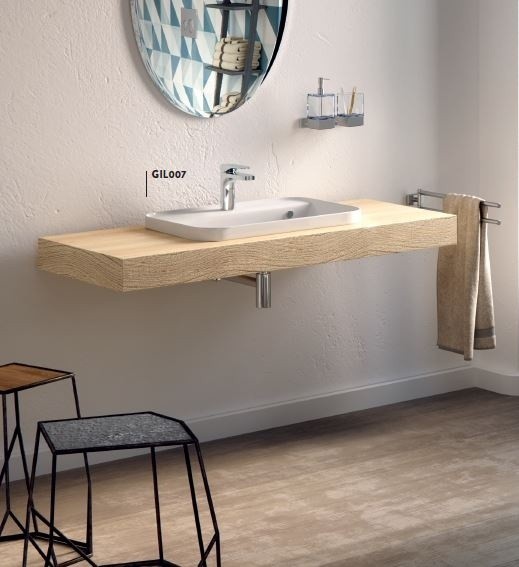 ArtCeram раковина (врезная), gil007 01 00 gio evolution цвет: белый глянцевый