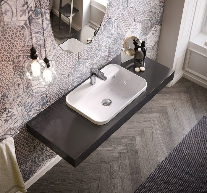 ArtCeram раковина (врезная), gil007 01 00 gio evolution цвет: белый глянцевый