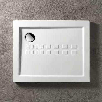 ArtCeram душевой поддон 80х100см, pdr012 01 00 piatto doccia rettangolare цвет: белый глянцевый