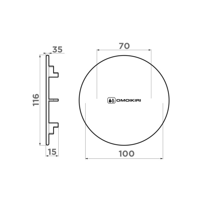 Omoikiri декоративный элемент для корзинчатого вентиля dec арт. 4957061