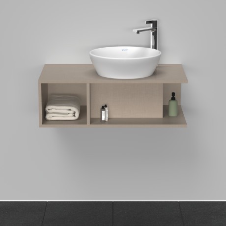Duravit тумба подвесная под раковину 800 мм х 480 мм, d-neo, de493807575 цвет: лён