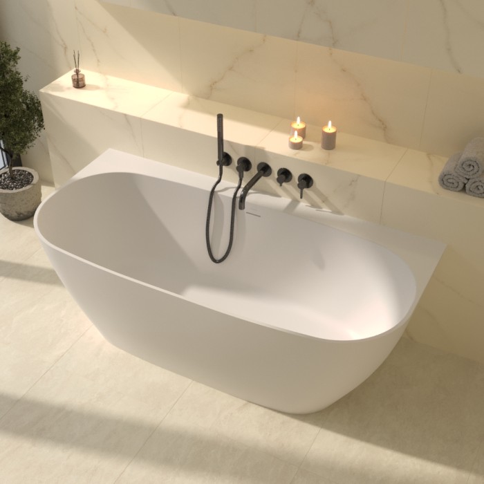 Пристенная ванна 170x80, Whitecross Make, белый мат арт. 0219.170080.200