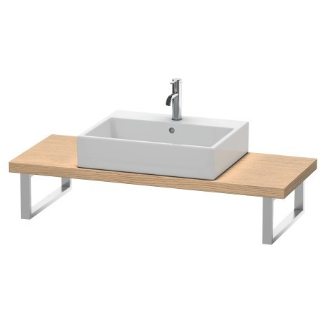 Duravit консоль для накладной и встраиваемой сверху раковины компакт, durastyle, ds104c05252 (w1800) цвет: дуб европейский