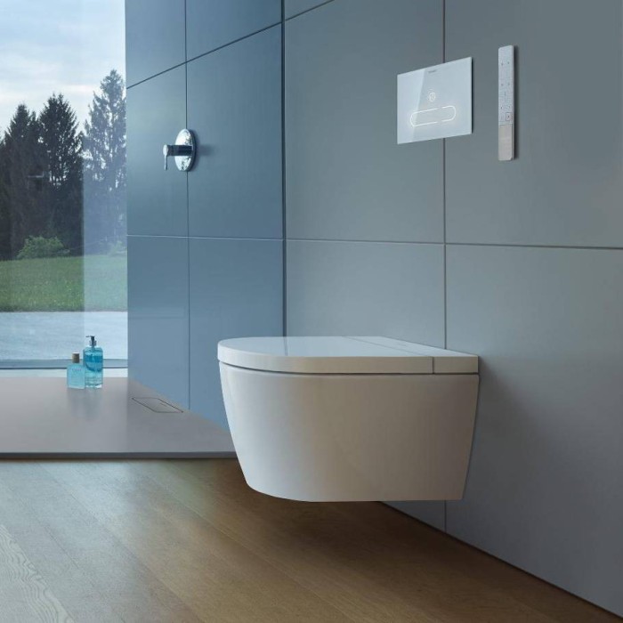 Duravit крышка-биде для унитаза со скрытым подключением, sensowash starck f, 612000012000320 цвет: белый