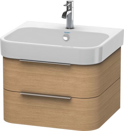 Duravit тумба подвесная под раковину, happy d.2, h2636305252 цвет: дуб европейский