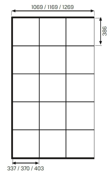 Душевое ограждение 120x200, New trendy New modus black, черный арт. EXK-5550