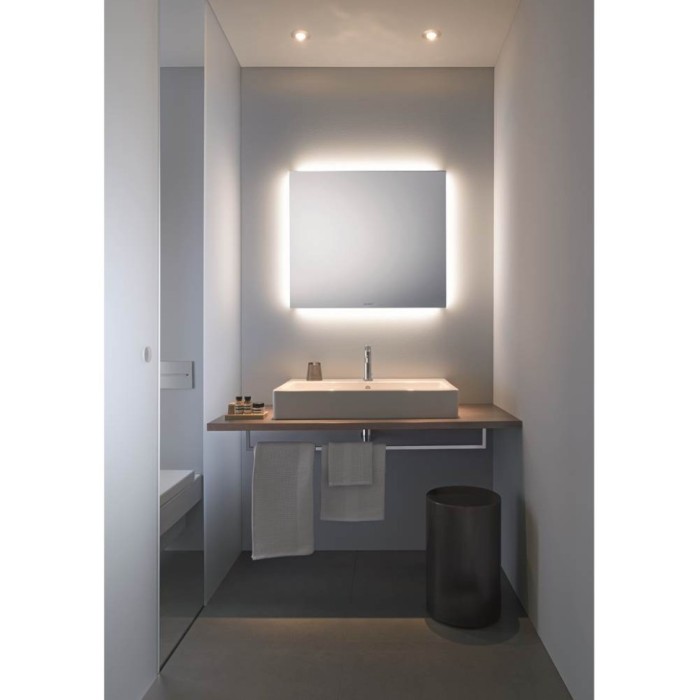 Duravit зеркало с подсветкой light and mirror, light and mirrors, lm7825d0000 цвет: белый алюминий