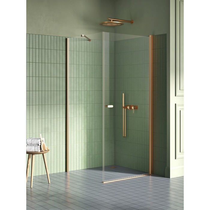 Душевое ограждение 90x90x195, New trendy New soleo copper brushed, браширо арт. K-2295