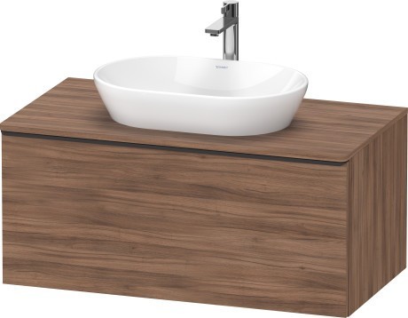 Duravit тумба подвесная под раковину 1000 мм х 550 мм и консолью, d-neo, de494807979 цвет: орех натуральный