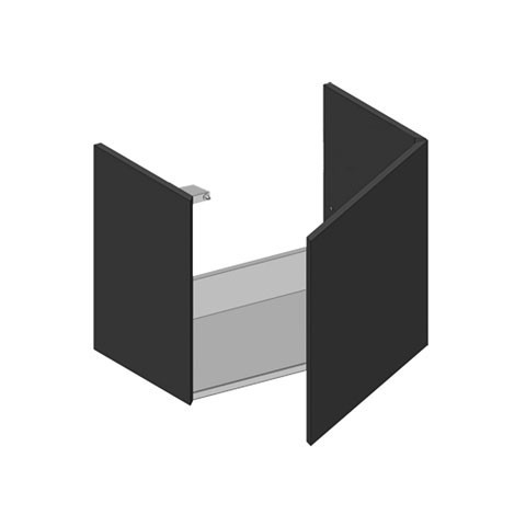 Keuco тумба подвесная под раковину с одной распашной дверцей, edition 300, белый альпийский арт. 30563 002100