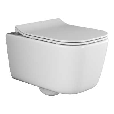 Ceramicanova подвесной унитаз с сиденьем new day, cn3005 цвет: белый