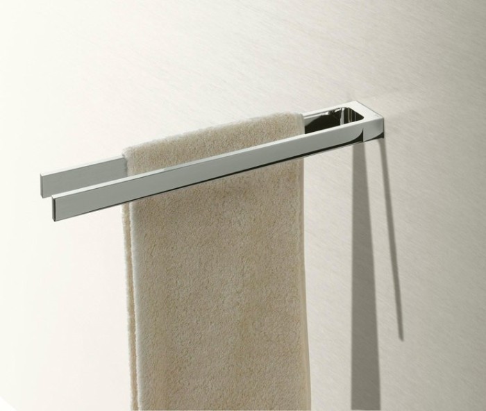 Keuco крючок двойной для полотенца шлифованный, edition 11, шлифованный чёрный хром арт. 11118 130000