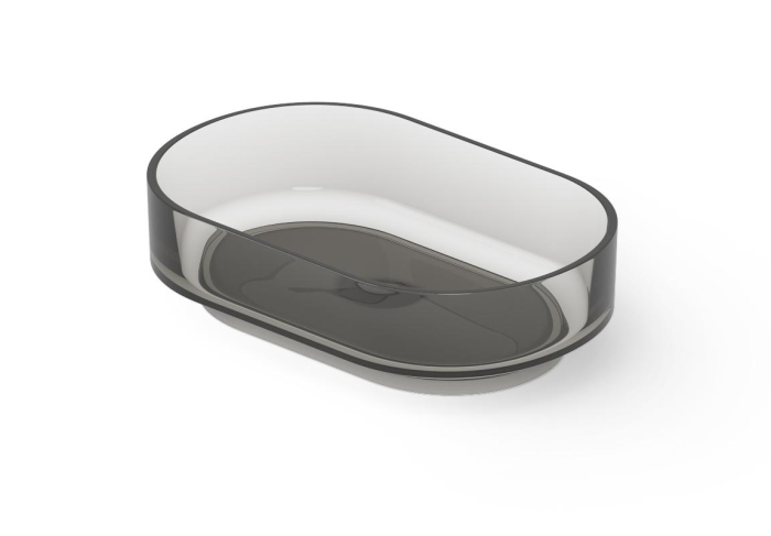 Накладная раковина 560х360хh150 мм, DEA Countertop basin, черный арт. DD9097 560 R4