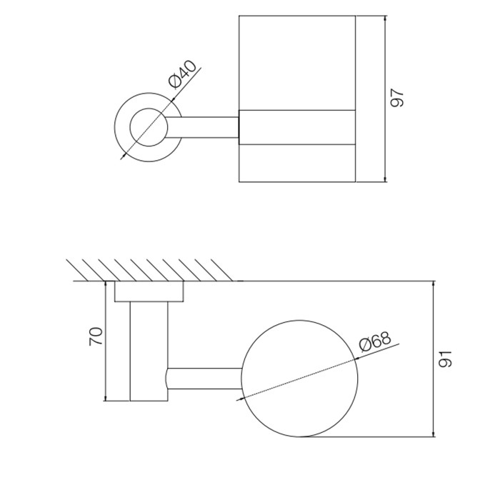 Fima Carlo Frattini стеклянный стакан, подвесной, accessori, золото арт. f6003/1or