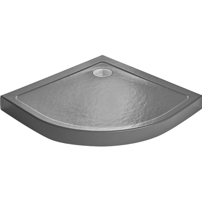 Radaway акриловый поддон для душа compact 90x90 антрацитовый камень, Doros - SDRA9090-05-64S