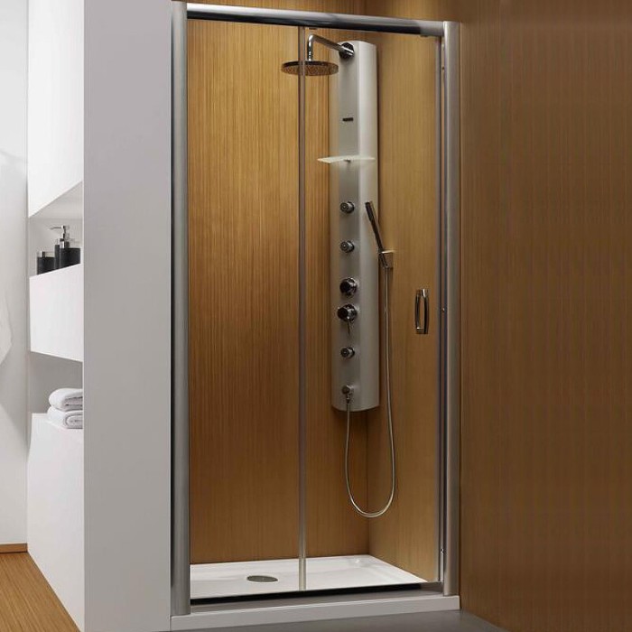 Radaway душевая дверь dwj 100 профиль хром стекло прозрачное, Premium Plus - 33303-01-01N