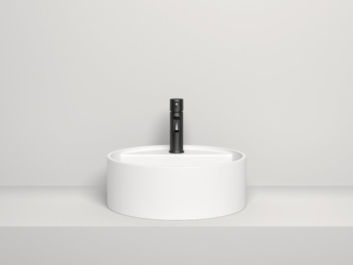 Salini раковина накладная 45x45, armonia, 130116g цвет: глянцевый белый