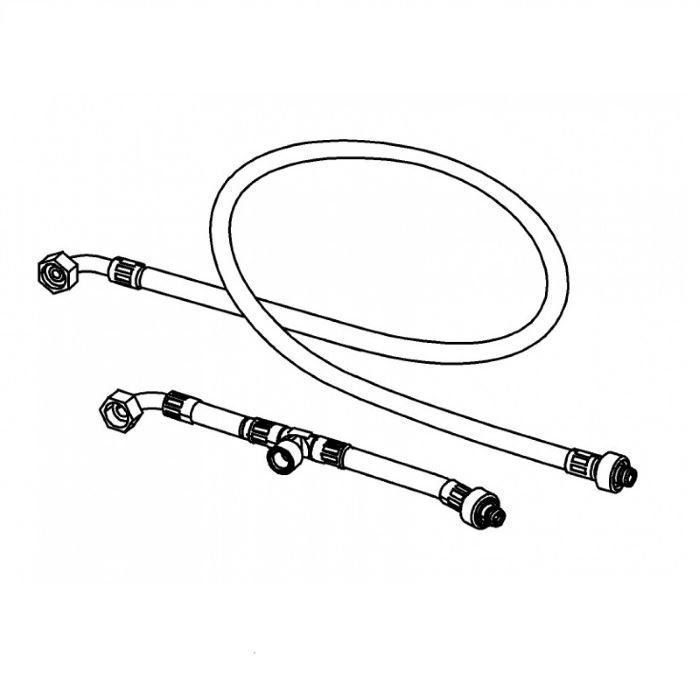 TECE монтажный комплект для подводки воды к унитазам-биде и сидениям-биде, - 9660001