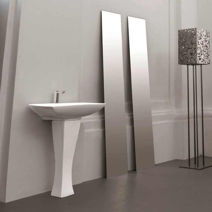 ArtCeram раковина для ванной комнаты, jzl004 01 00 jazz цвет: белый глянцевый