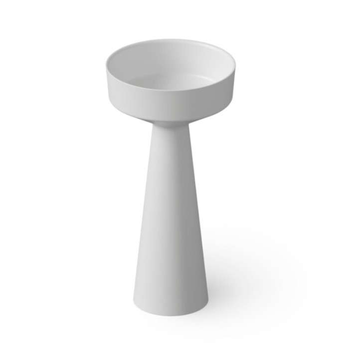 Раковина из искусственного камня 42.5 см, DEA Design Pedestal Basin, белый арт. DD2018 425 18