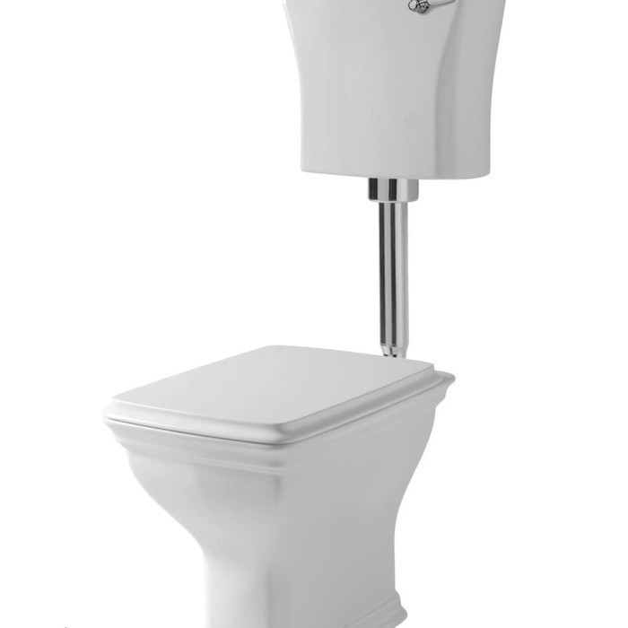 ArtCeram унитаз напольный (с бачком на короткой трубе), civ003 01 00 + cic007 01 00 + hea013 71 civitas цвет: белый глянцевый