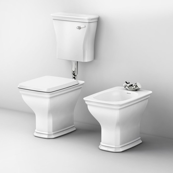 ArtCeram унитаз напольный (с бачком на короткой трубе), civ003 01 00 + cic007 01 00 + hea013 71 civitas цвет: белый глянцевый