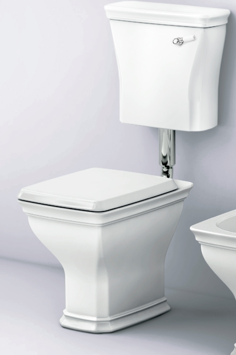 ArtCeram унитаз напольный (с бачком на короткой трубе), civ003 01 00 + cic007 01 00 + hea013 71 civitas цвет: белый глянцевый