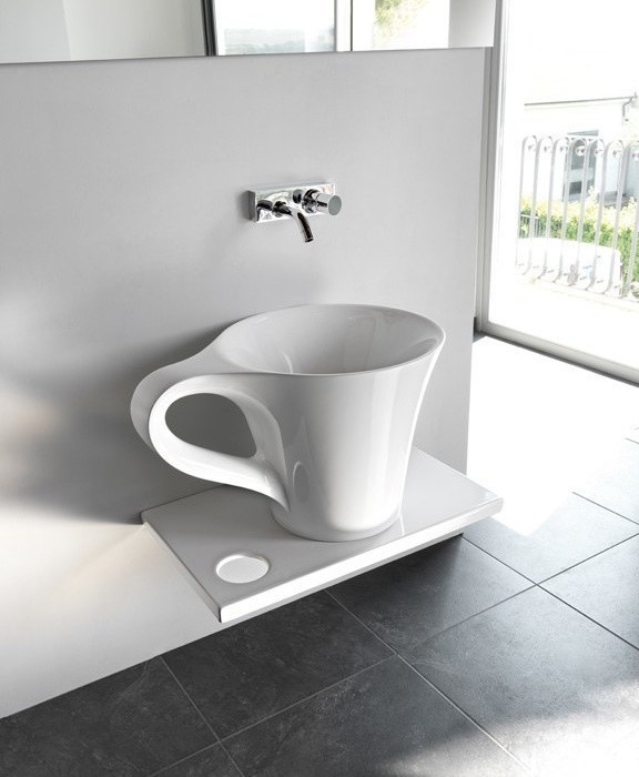 ArtCeram раковина (накладная), osl005 01 00 cup цвет: белый глянцевый