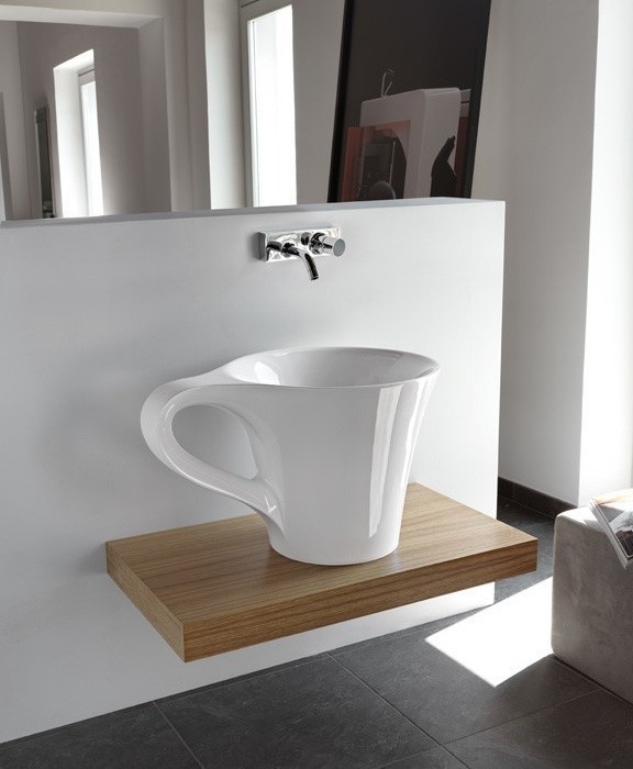 ArtCeram раковина (накладная), osl005 01 00 cup цвет: белый глянцевый