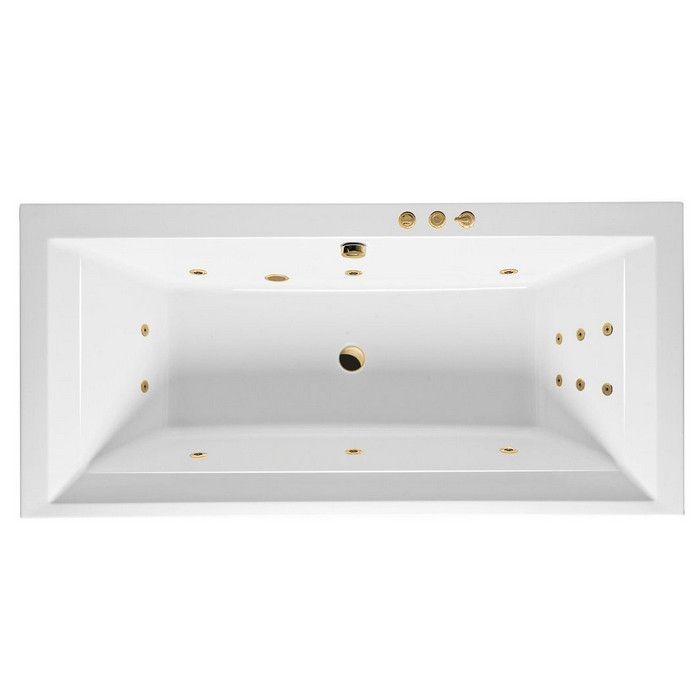 Встраиваемая ванна grand 190x90 smart, Excellent Crown, золото арт. WAEX.CRG19.SMART.GL