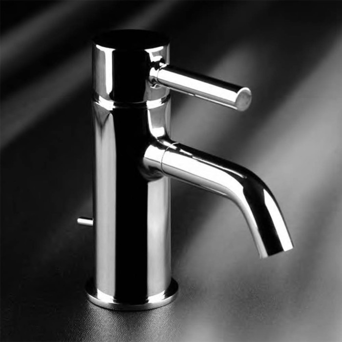 Zucchetti однорычажный смеситель для раковины на 1 отверстие с донным клапаном, pan, хром арт. zp6211