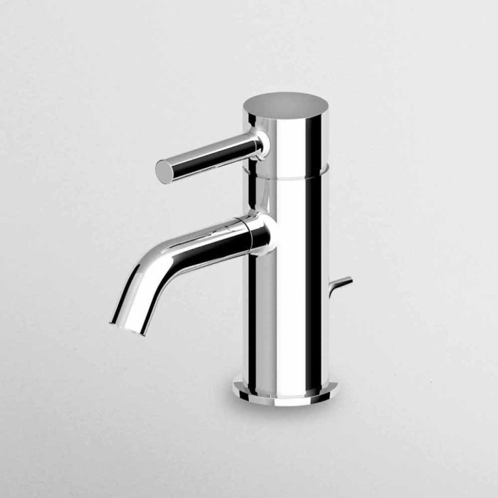 Zucchetti однорычажный смеситель для раковины на 1 отверстие с донным клапаном, pan, хром арт. zp6211