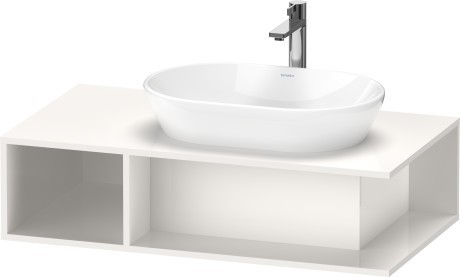 Duravit тумба подвесная под раковину справа 1000 мм х 550 мм, d-neo, de495902222 цвет: белый глянцевый