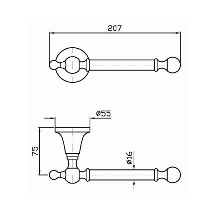 Zucchetti держатель туалетной бумаги, подвесной, agora classic, хром арт. zad430