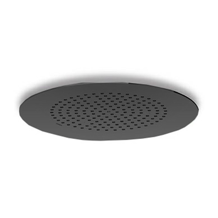 Zucchetti верхний душ d40см, встраиваемый в потолок, helm, brushed total black pvd арт. z94164.xp81