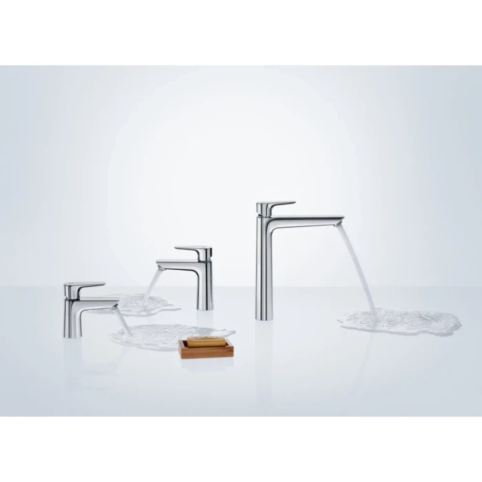 Hansgrohe смеситель для раковины 80 без донного клапана, Talis E, хром арт. 71702000