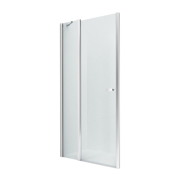 Дверь в нишу одинарная 110x195, New trendy New soleo chrome, хром арт. D-0157A