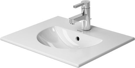 Duravit раковина встраиваемая сверху 53х43см, darling new, 0499530000 цвет: белый
